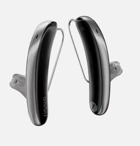 CROSS BiCROSS <b>Transmitter</b> For One Side Hearing Loss With <b>Bluetooth</b> Rechargeable Signia Styletto 3IX RIC Hearing Aids - Product Image 3