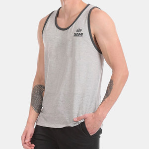 <b>Low</b> MOQ Wholesale <b>Plus</b> <b>Size</b> Breathable Knitted Men Tank <b>Top</b> Made in Pakistan High Quality Reasonable Price - Product Image 3