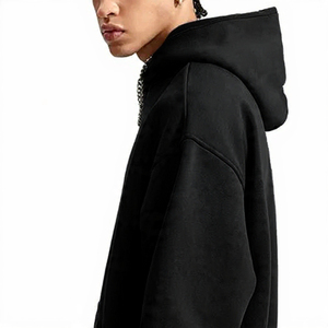 Nouvel ensemble de survêtement 2 pièces pour homme, coupe oversize, en tissu épais, effet délavé vintage, comprenant un sweat à capuche et un pantalon de jogging, style streetwear, avec logo personnalisé - Product Image 5