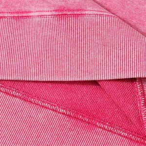 Sudadera con capucha para mujer, OEM, 360g, de felpa francesa, teñida por inmersión, con lavado ácido, oversize, talla grande - Product Image 3