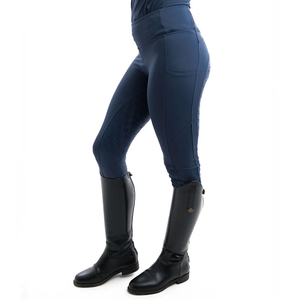 High Quality Custom Women's Silicon <b>Equestrian</b> Horse Riding <b>Leggings</b> Tights Baselayer Set Manufactured by Factory - Product Image 4