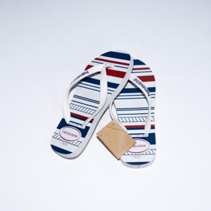 Printed Men and Women Non Slip Sole Vietnam Glued Pattern Custom EVA Rubber Flip Flops High Quality Outdoor <b>Slippers</b> - Product Image 4