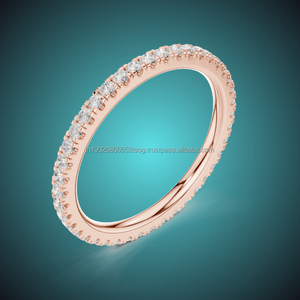 DREAMDAZZLE Anillo de cuentas minimalista de 14K Plata de ley - Product Image 1