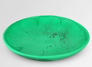 Bol en résine époxy fait main, décoratif, pour servir des fruits, finition brillante, décoration moderne pour la maison, pièce maîtresse, cadeau unique. - Product Image 3