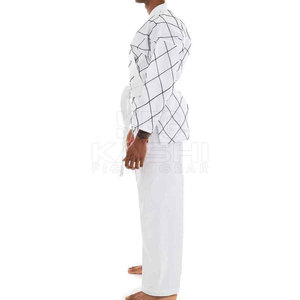 Best Price Customized Flexible Karate Gi Unisex 100% Cotton Lightweight Breathable Front Full Range <b>Motion</b> Martial Arts Training - Product Image 3