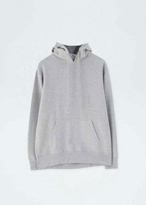 Vente en gros de sweatshirts surdimensionnés logo personnalisé 100% coton français éponge uni blanc unisexe hommes sweat à capuche - Product Image 4
