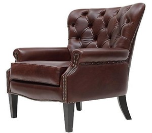 Sofá Individual de Cuero Buff de Moda con Elegante Sillón Chesterfield King, Tapizado en Cuero Buff Premium, para Exportación al por Mayor - Product Image 5