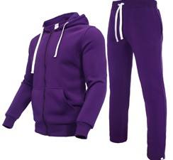 Chándal para hombre con chaqueta con cremallera diseñado con tela de algodón mezclado de alta calidad que ofrece comodidad y estilo para entrenamientos en el gimnasio y correr. - Product Image 3