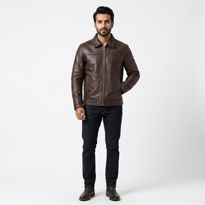 Best Sale Custom Designed Men's High Quality <b>Leather</b> <b>Jacket</b> <b>Winter</b> Fashion Canvas <b>Jacket</b> Made in Pakistan <b>jacket</b> for men - Product Image 1