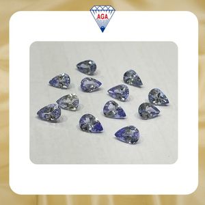 Piedra Preciosa de Tanzanita Natural, Corte Pera, Azul Claro, Tratada con Calor, Calibrada, Calidad AAA, Piedra Suelta para Joyería al por Mayor - Product Image 6