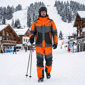 Traje de Esquí de una Pieza Transpirable para Mujer, Precio de Fábrica, Mono Aislante para Snowboard, Ropa de Invierno Impermeable, Logotipo Personalizado - Product Image 5