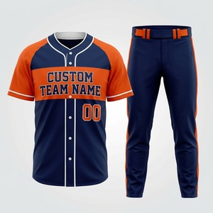 Pantalons de baseball personnalisés avec des motifs à rayures coordonnées et des coutures renforcées pour les équipes universitaires et les ligues de baseball pour jeunes - Product Image 6