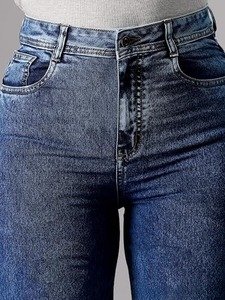 Abdul Royal World Export Women's <b>Boot</b> Cut Mid-Rise Denim Jeans Soft Breathable Cotton Fabric Vintage Design Color Fade Proof - Product Image 6