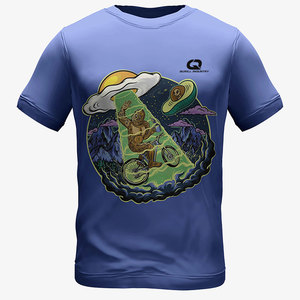 T-shirt graphique pour homme de haute qualité, coupe classique, polyester/coton, uni, streetwear, col rond, manches courtes, décontracté, été - Product Image 1