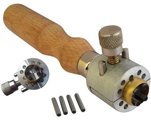SUNTOOLS/STIPL Model 313A Universal <b>Mini</b> Rotary Jewelry <b>Drilling</b> Tool Wooden Handle Metal Body Adjustable Chuck for DIY Jewelry - Product Image 1