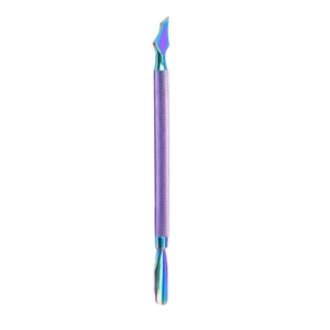 Pousse-cuticules robuste en acier inoxydable multicolore, outil de nettoyage et d'élimination des cuticules de précision pour manucure et pédicure, vente en gros - Product Image 1