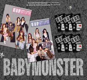 BABYMONSTER 2ème mini-album [WE GO UP] Version PATTERN, album officiel du groupe d'idoles coréennes KPOP, CD de collection, cadeau gratuit pour les fans, pop - Product Image 5