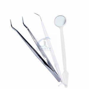 Juego de 3 Instrumentos Dentales para Rellenos, Herramientas Restauradoras Manuales de Acero Inoxidable para Colocación de Composite y Amalgama - Product Image 5