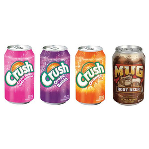 Orange, raisin, fraise et plus encore |   Boissons gazeuses Crush Soda - Product Image 2