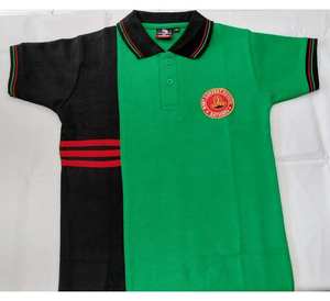 Uniformes Escolares Tipo Polo para Niños, Diseño de Cuello con Estampado de Loro, Camisetas Polo de Alta Calidad en Color Verde - Product Image 3