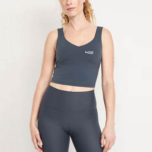 Ropa Deportiva para Gimnasio, Top de Yoga Disponible en Todas las Tallas, Top de Yoga para Mujer con Logotipo Personalizado - Product Image 1