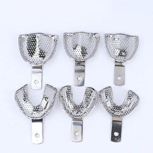 Kit de 6 instruments dentaires en acier inoxydable pour empreintes dentaires, avec porte-dentiers en maille et porte-dents de forme - Product Image 2