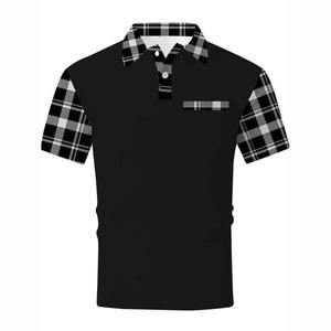 Polos de golf con logotipo bordado personalizado para hombre, polos de trabajo de poliéster y spandex para hombre, de primera calidad y transpirables - Product Image 3
