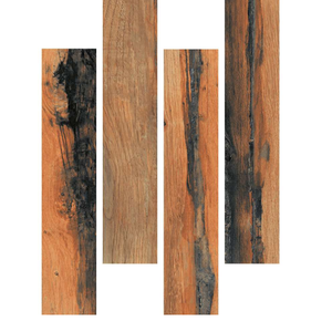 Carreaux de sol en céramique pour intérieur, imitation bois de chêne massif européen moderne, 200x1200mm, épaisseur 10mm, effet pierre. - Product Image 3