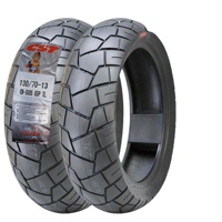 إطار دراجة نارية شبه أملس بدون أنبوب داخلي CST CM-SC05 مقاس 110/80-14 جديد بديل