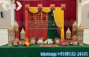 Mehndi & Sangeet-Decoración de Escenario nocturno, Escenario nocturno de colores, Punjabi, para boda - Product Image 5