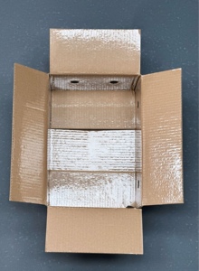Boîte en carton ondulé imperméable pour l'exportation de citrons frais avec revêtement résistant à l'humidité et trous d'aération, boîtes d'emballage en gros - Product Image 3
