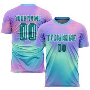 Professional Quick Dry Sublimation Soccer Uniform with Custom Logo Sportswear 100% Polyester Soccer Uniform - Product Image 2