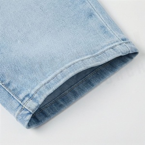 กางเกงยีนส์ขาสั้นผู้หญิง ระบายอากาศได้ดี เป็นมิตรกับสิ่งแวดล้อม ผ้าฝ้าย กระดุมผ่าหน้า เอวสูง ทรงบูตี้ฟิต ลายพิมพ์ลำลอง แฟชั่นทันสมัย - Product Image 6