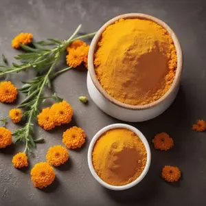 Poudre d'extrait de marigold (Tagetes erecta ou Calendula officinalis) Pétales séchés de fleurs de marigold - Product Image 2