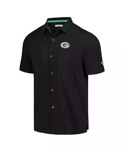 Camiseta negra abotonada Green Bay Packers Tidal Kickoff Camp para hombre - Product Image 2