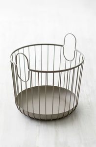Paniers de rangement en fil métallique avec poignées, forme ronde, style nordique, multi-usages, pour l'organisation et l'arrangement - Product Image 6