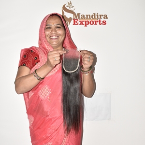 Extensiones de Cabello Humano Indio 100% Sin Químicos, Remy Virgen, Cutícula Alineada, Doble Trama a Máquina, Ondulado Natural, 4*4 HD - Product Image 3