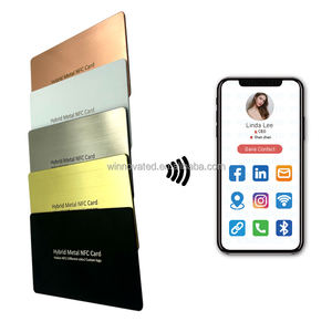 Tarjeta NFC <span class=keywords><strong>de</strong></span> Metal Plateado o Dorado <span class=keywords><strong>de</strong></span> Lujo Personalizada con Grabado para Membresía - Product Image 4