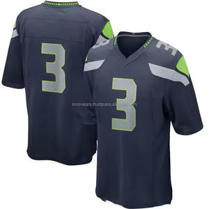 Maillot de football à drapeau personnalisé respirant à séchage rapide et maillots de football américain uniforme de football adulte à manches courtes transfert de chaleur - Product Image 5