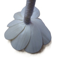 Diffuseur de fleurs en bois Sola fait main de haute qualité fleur de diffuseur de roseau de fleur séchée avec corde de coton