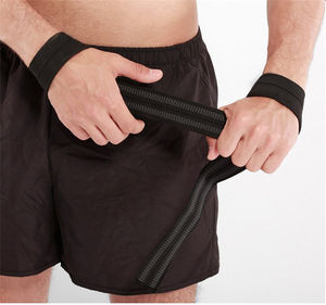 Sangles de poignet réglables antidérapantes en coton de haute qualité pour la musculation et le powerlifting, avec logo personnalisé, pour hommes et femmes, sport et fitness - Product Image 6