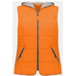 Femmes hiver chaud à manches courtes gilet léger sans manches vêtements d'extérieur décontractés Style rétro bouffant gilet rembourré manteau - Product Image 3