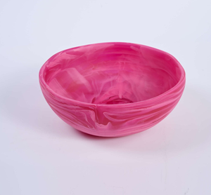 <b>Blue</b> Resin Eco-Friendly Handmade Polished Serving <b>Bowl</b> Round Fruit Salad Dessert <b>Bowl</b> for Home Party Dining and Gifting - Product Image 2
