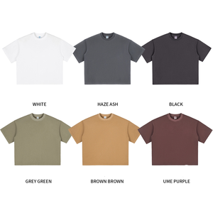 เสื้อยืดคอกลมแขนสั้นทรงปกติสำหรับผู้ชาย สีพื้น ผ้าฝ้ายถัก 100% สวมใส่สบาย ราคาประหยัด - Product Image 1