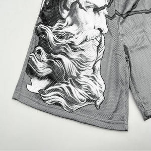 Nouveaux shorts de sport pour hommes, best-sellers, personnalisables avec logo imprimé, en mesh respirant, décontractés, par Dress Sports - Product Image 5