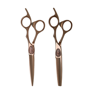 Ciseaux de coiffure professionnels authentiques pour barbier et salon, ensemble de ciseaux à effiler et droits, outils de coiffure pour coupe de cheveux et barbier - Product Image 1