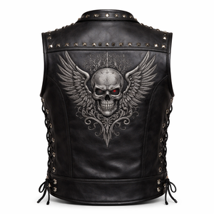 Chalecos de Cuero Transpirables con Cremallera para Invierno, Venta al Por Mayor, Personalizados, Suministro OEM - Directo de Fábrica, Estilo Moto y Biker para Hombre - Product Image 2
