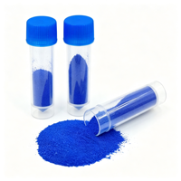 Peptida Tembaga Biru 99% GHK-Cu Kemurnian Tinggi Bahan Baku Kosmetik Bubuk Larut Air 1g Kemasan Jaminan Kualitas Merek WV CAS