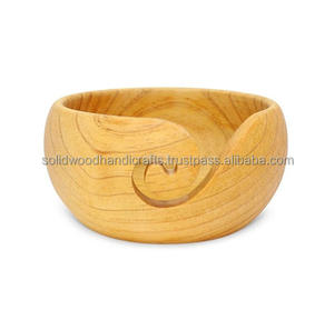 Cuenco de hilo de madera hecho a mano, soporte de hilo de palisandro, caja de almacenamiento de hilo de ganchillo, cuenco de bola de hilo, regalo para cumpleaños de madre - Product Image 4