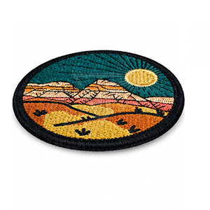 2026 New Design Professional Machine Embroidery Patches <b>Canvas</b> Iron-On Customized Designs Wholesale Low Prices - Product Image 3